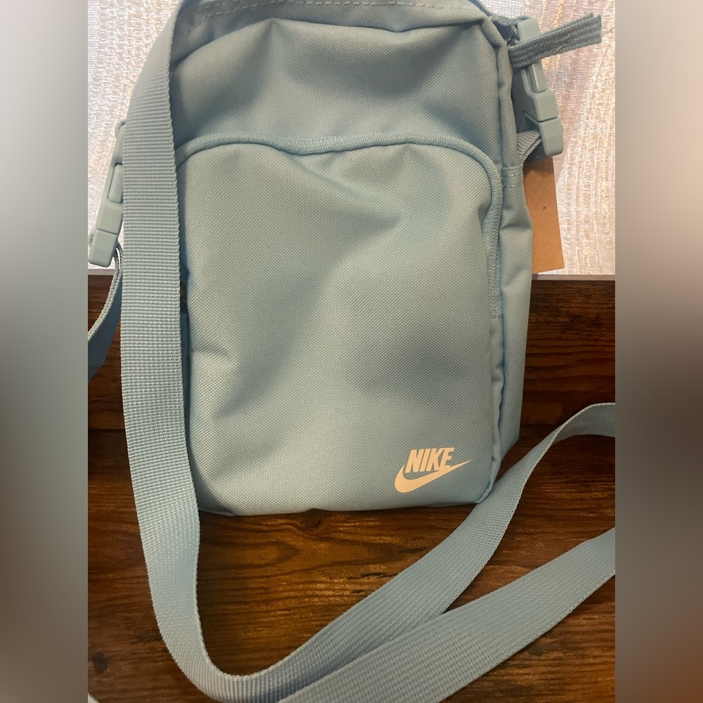 Nike Blue Messenger Bag with Crossbody Strap